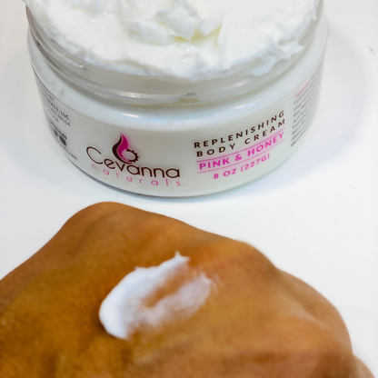 Replenishing Body Cream for Dry Sensitive Skin (Pink & Honey)