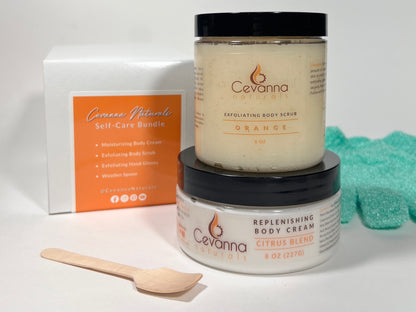 Self-Care Bundle Cream + Body Scrub